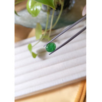 1.77 Ct. Cabochon Emerald from Zambia Life Style