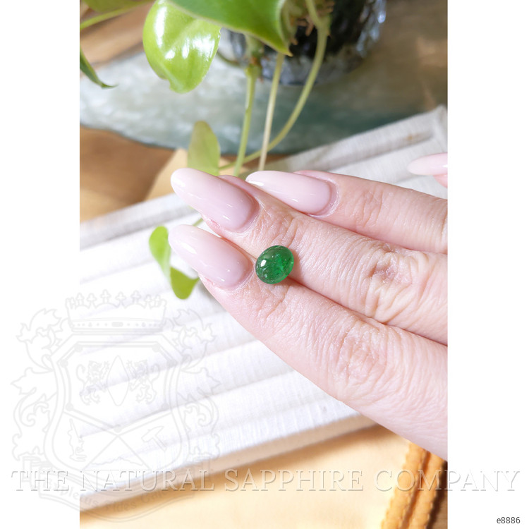 1.77 Ct. Cabochon Emerald from Zambia