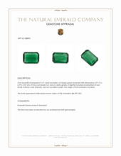 2.27 Ct. Emerald from Zambia Appraisal