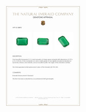 2.15 Ct. Emerald from Zambia Appraisal
