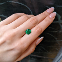 3.60 Ct. Emerald from Colombia Life Style