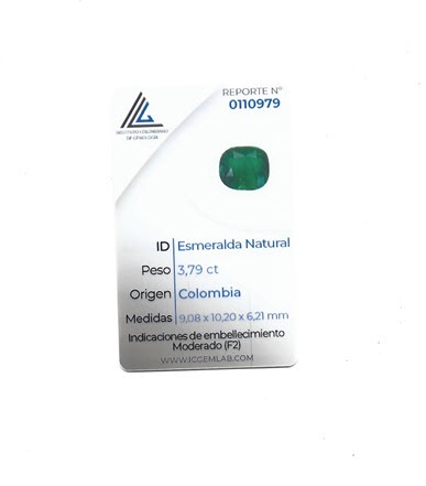 3.79 Ct. Emerald from Colombia