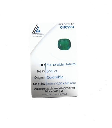 3.79 Ct. Emerald from Colombia