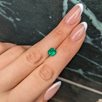 1.44 Ct. Emerald from Colombia Life Style