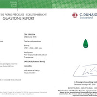 5.49 Ct. Emerald from Colombia Scan Report