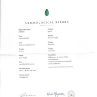 4.73 Ct. Emerald from Colombia Scan Report