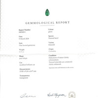 4.73 Ct. Emerald from Colombia Scan Report