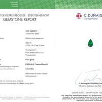 4.53 Ct. Emerald from Colombia Scan Report