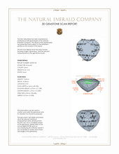 3.25 Ct. Emerald from Colombia - Muzo 3 D Scan Report