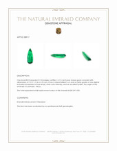 4.12 Ct. Emerald from Colombia - Muzo Appraisal
