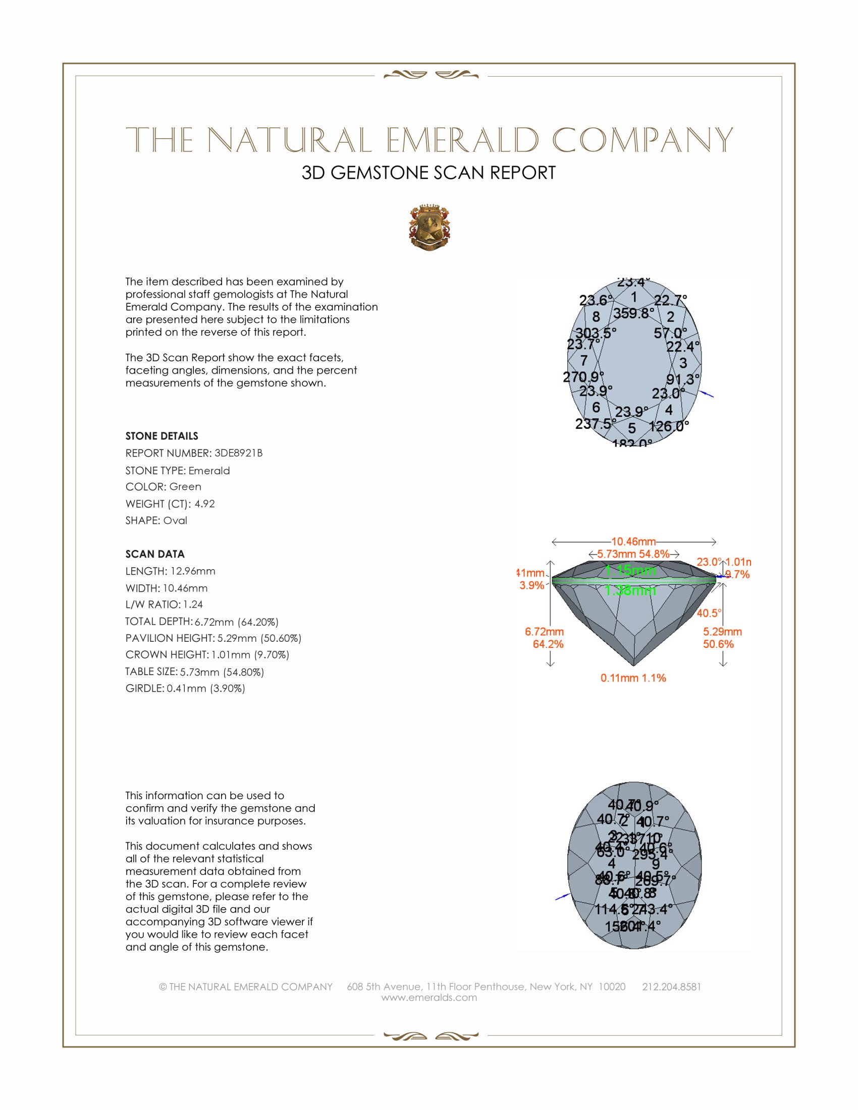 4.92 Ct. Emerald from Colombia