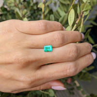 1.19 Ct. Emerald from Colombia Life Style