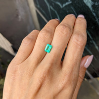 1.19 Ct. Emerald from Colombia Life Style
