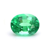  Emerald Ring 1.74 Ct., 18K White Gold Combination Stone