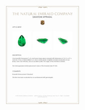 1.65 Ct. Emerald from Zambia Appraisal
