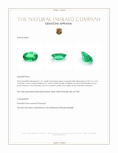 1.21 Ct. Emerald from Ethiopia Appraisal