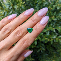 1.61 Ct. Emerald from Zambia Life Style