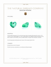 2.33 Ct. Emerald from Colombia Appraisal