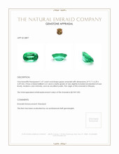 1.47 Ct. Emerald from Ethiopia Appraisal