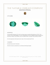 2.54 Ct. Emerald from Zambia Appraisal