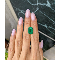 8.70 Ct. Emerald from Zambia Life Style