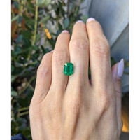 3.38 Ct. Emerald from Zambia Life Style