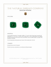6.19 Ct. Cabochon Emerald from Colombia Appraisal
