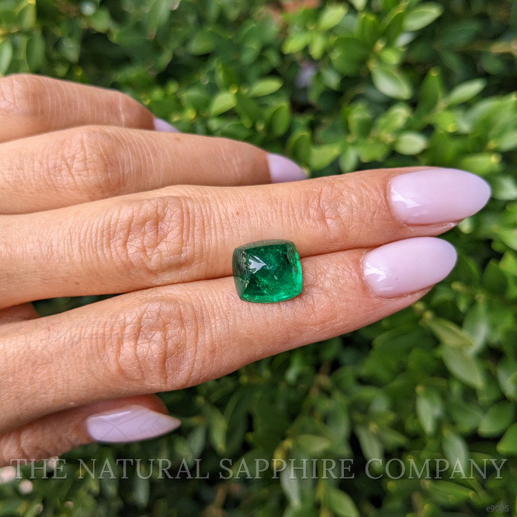 6.19 Ct. Cabochon Emerald from Colombia