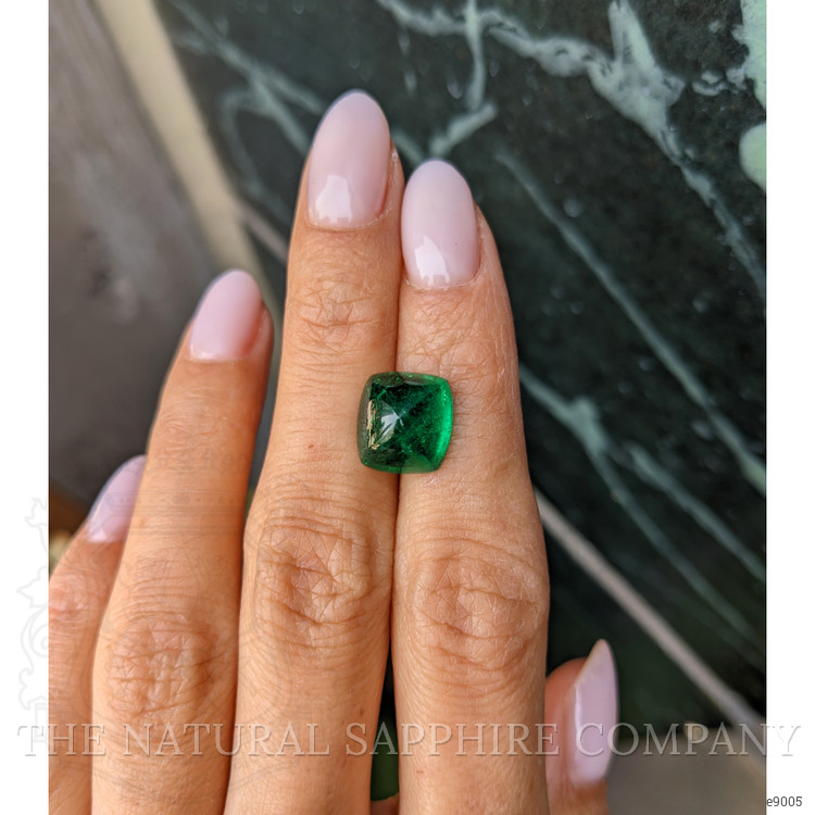 6.19 Ct. Cabochon Emerald from Colombia