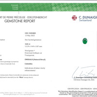 3.82 Ct. Emerald from Colombia - Muzo Scan Report