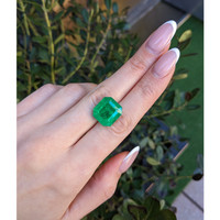 13.21 Ct. Emerald from Colombia Life Style