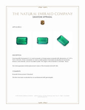5.14 Ct. Emerald from Colombia Appraisal