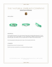 2.50 Ct. Emerald from Russia Appraisal