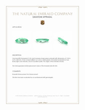 2.50 Ct. Emerald from Russia Appraisal