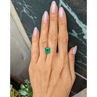 3.80 Ct. Emerald from Zambia Life Style