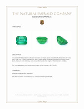 2.68 Ct. Emerald from Zambia Appraisal