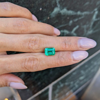 2.68 Ct. Emerald from Zambia Life Style