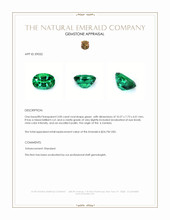 3.00 Ct. Emerald from Zambia Appraisal