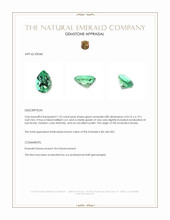 1.32 Ct. Emerald from Russia Appraisal