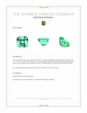 1.65 Ct. Emerald from Russia Appraisal