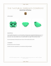 1.51 Ct. Emerald from Russia Appraisal