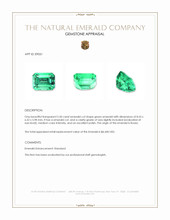2.50 Ct. Emerald from Russia Appraisal