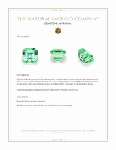 2.30 Ct. Emerald from Russia Appraisal