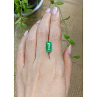 3.68 Ct. Emerald from Russia Life Style