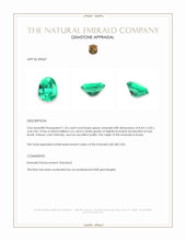 1.36 Ct. Emerald from Russia Appraisal