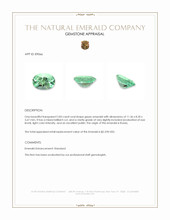 2.83 Ct. Emerald from Russia Appraisal
