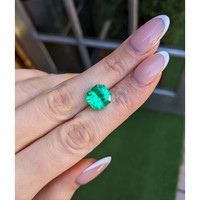 5.61 Ct. Emerald from Colombia Life Style