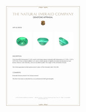 15.03 Ct. Emerald from Russia Appraisal