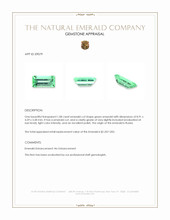 1.08 Ct. Emerald from Russia Appraisal
