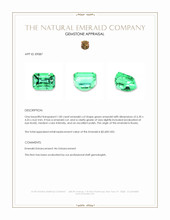 1.00 Ct. Emerald from Russia Appraisal